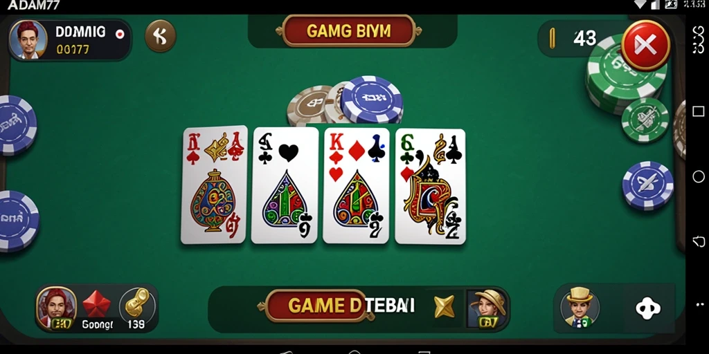 Tampilan gameplay ADAM77 yang mengasyikkan dan interaktif.
