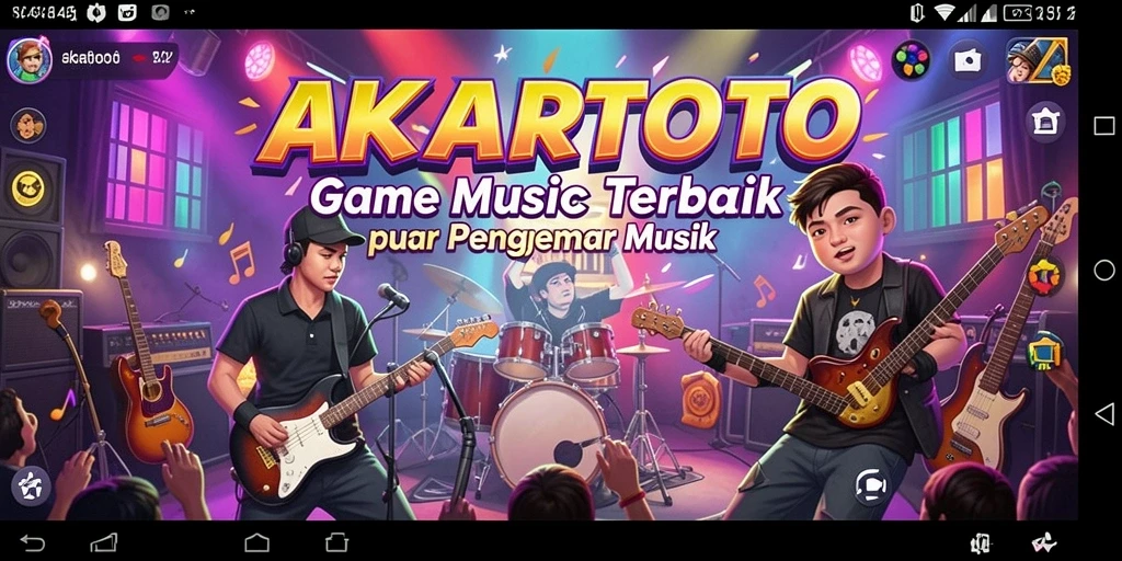 Tampilan gameplay AKARTOTO yang menyenangkan dan interaktif.
