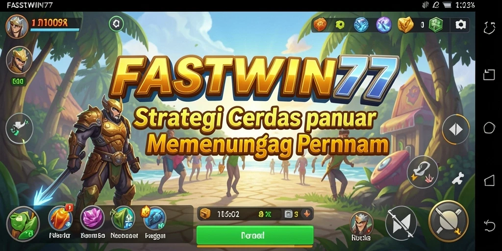 Screenshot utama FASTWIN77 menampilkan pertarungan strategi yang intens.