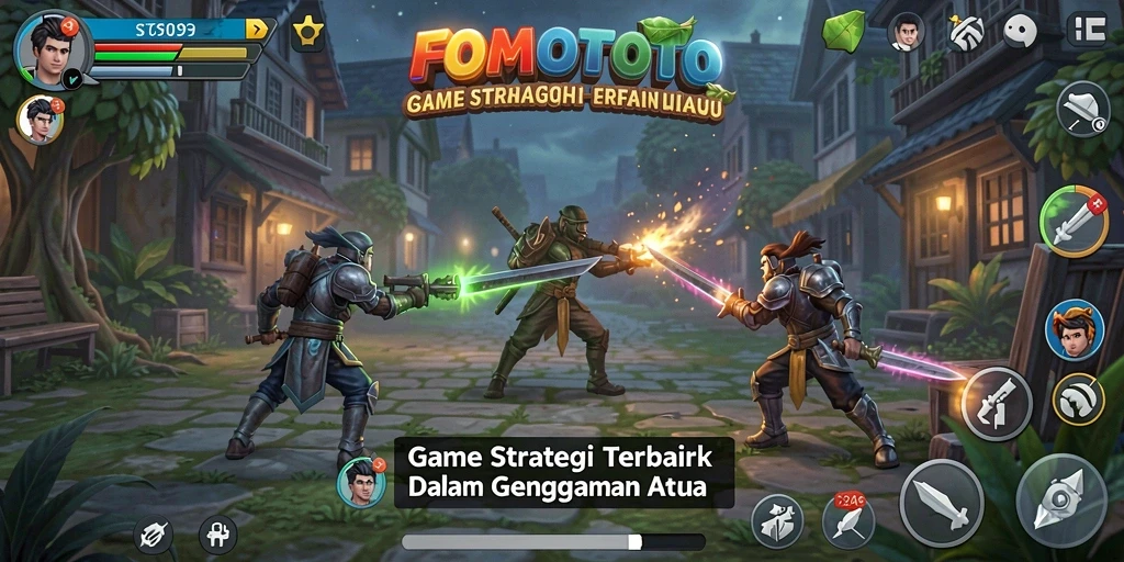 Screenshot gameplay <strong>FOMOTOTO</strong> yang menampilkan aksi strategi yang mendebarkan.