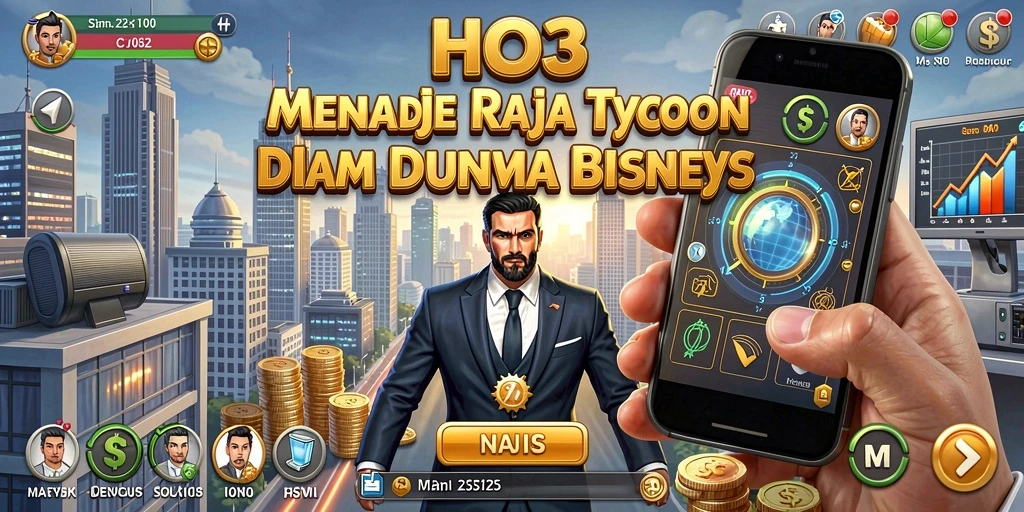 Menampilkan gameplay HO3 yang mendebarkan dalam mengelola bisnis Tycoon.