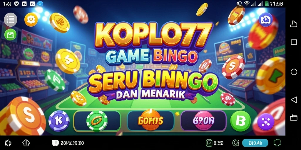 Screenshot KOPLO77 menampilkan gameplay Bingo yang penuh dengan keseruan.