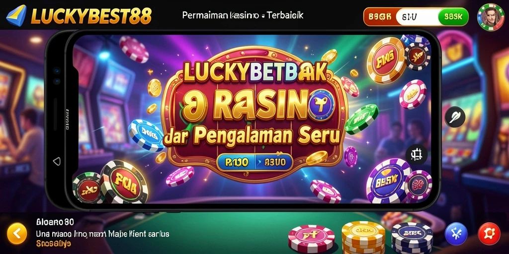 Tampilan seru dari gameplay Kasino di LUCKYBEST88.