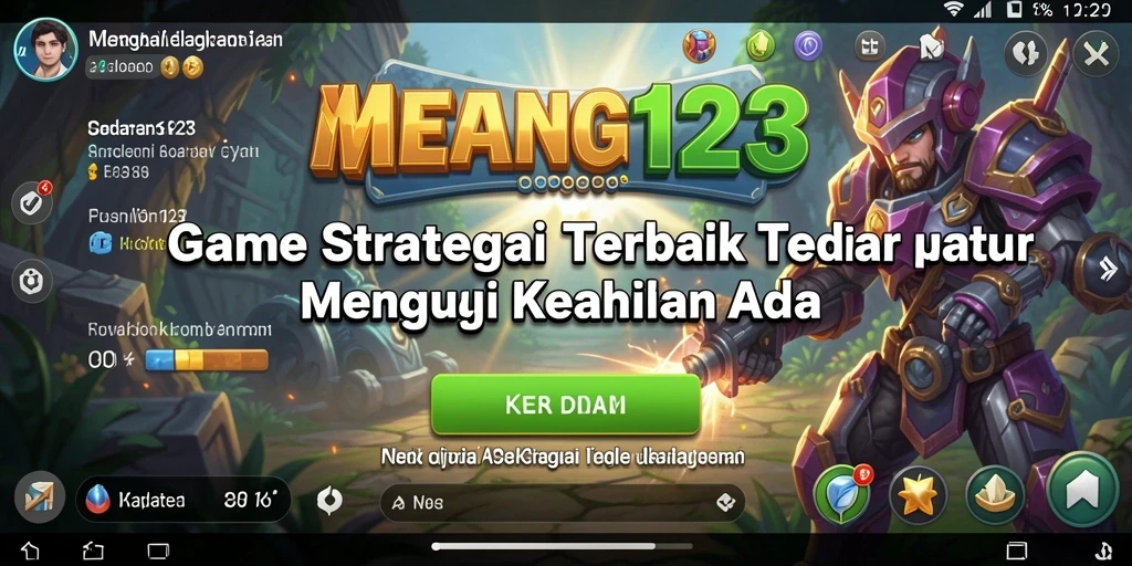 Tampilan gameplay strategis dalam MENANG123 dengan pemikiran taktis.