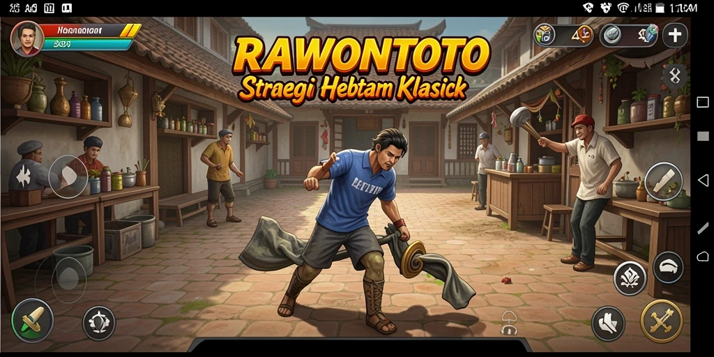 Tampilan gameplay strategis yang menegangkan di RAWONTOTO.