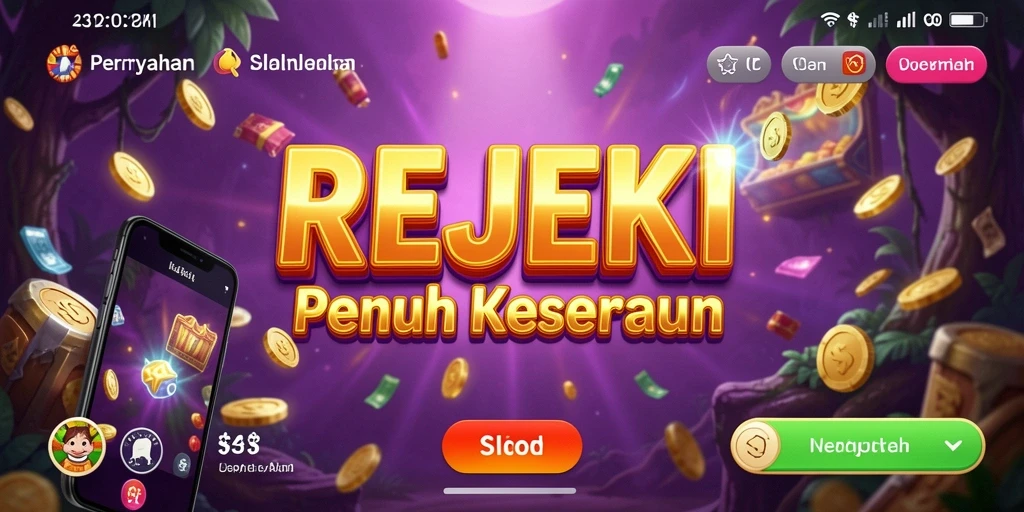 Tampilan gameplay REJEKI yang mendebarkan dan penuh warna.
