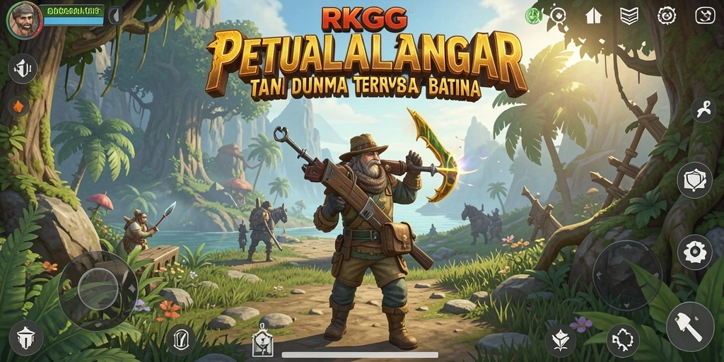 Tampilan gameplay menarik dari dunia terbuka di RKGG.