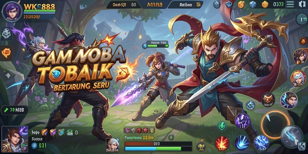 Tampilan gameplay WK888 yang menegangkan dan seru.